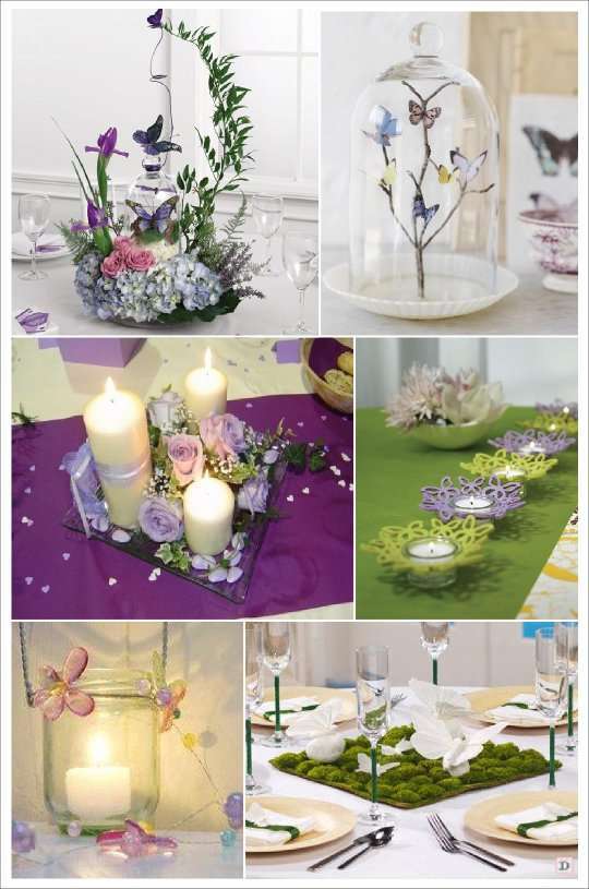 decoration mariage papillon decoration de table