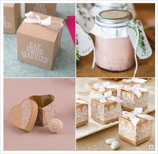 mariage rustique cadeaux invites boite dragees kraft personnalise pot de confiture boite drages coeur kraft