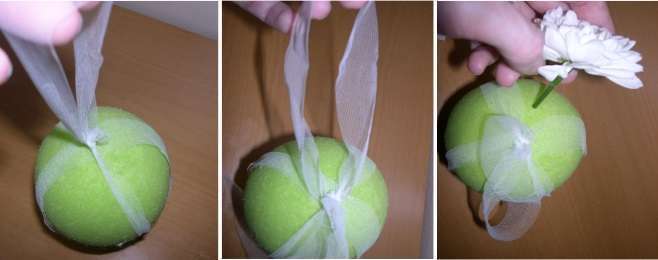faire Boule de fleurs 