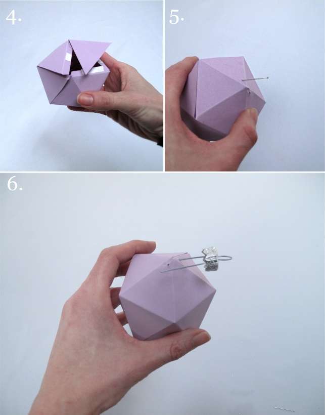 tutoriel diy boule hexagonale