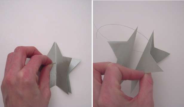 diy guirlande etoile en papier