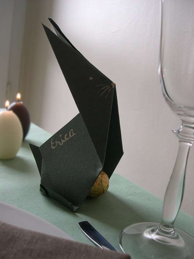 diy paques lapin lievre origami