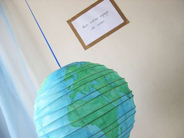 comment faire urne mariage globe