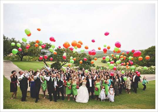 lacher ballons mariage