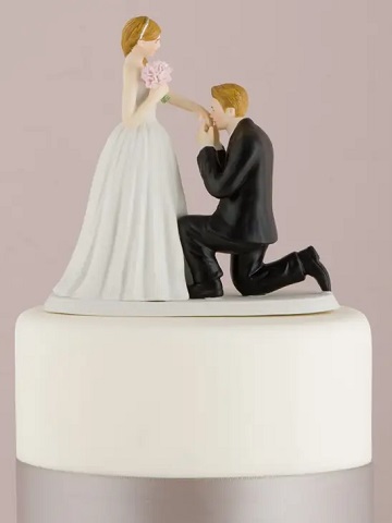 figurine mariage baise main pour contes de fee