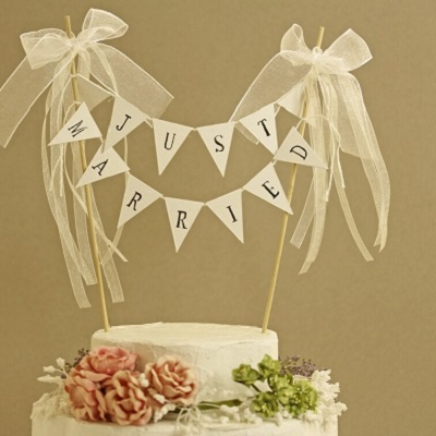 figurine mariage mini banniere