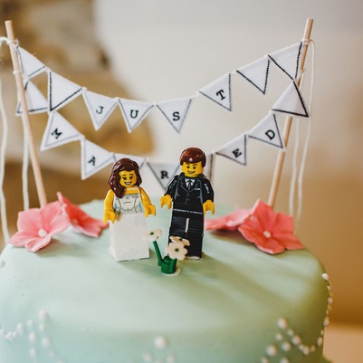 figurine de mariage lego piece montee