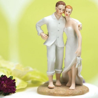 figurine de mariage plage