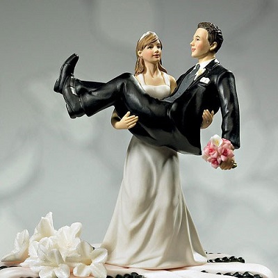figurine de mariage comique 