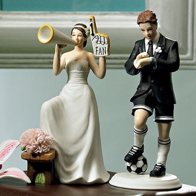 figurine mariage football