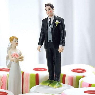 figurine mariage conte de fee crapaud