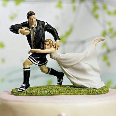 figurine mariage comique rugby