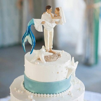 figurine mariage sirene