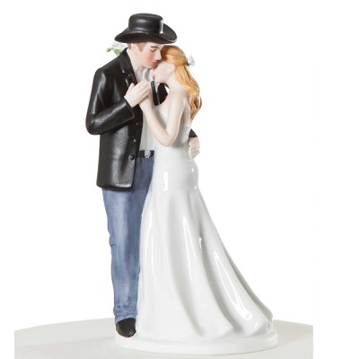 figurine mariage western country