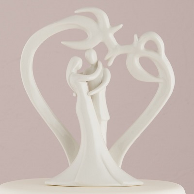 figurine mariage stylise tropical