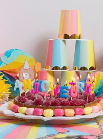 Comment décorer gâteau d'anniversaire avec des bougies – Sparklers