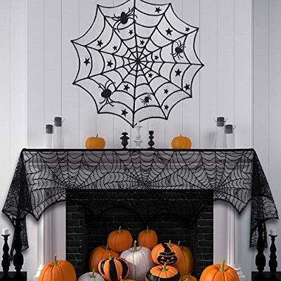 toile araignée murale decoration halloween