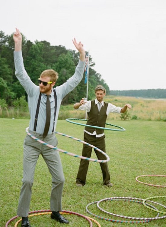 jeu mariage exterieur hula hoop