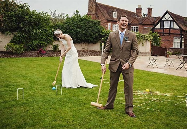 jeu mariage plein air croquet