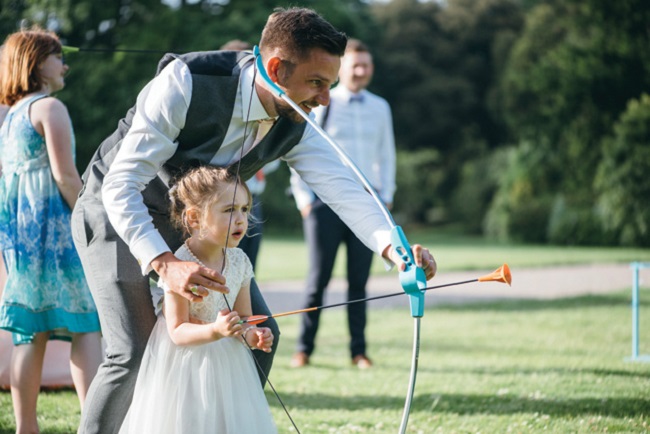 jeu de tir a larc mariage plein air