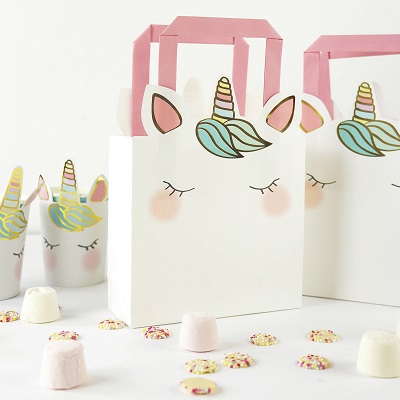 sac bonbons licorne cadeau anniversaire enfant