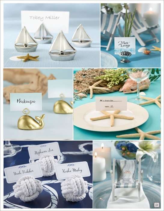 decoration mariage mer marque_place transat voilier ancre etoile demer