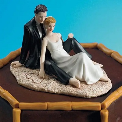 figurine mariage plage mer