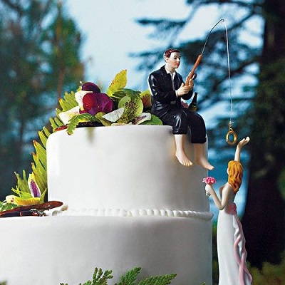 figurine gateau mariage mer humorsitique