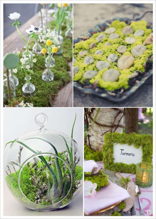 decoration_mariage_mousse_vegetale_islande_vase_decoration_table_boule_en_verre_ouverte