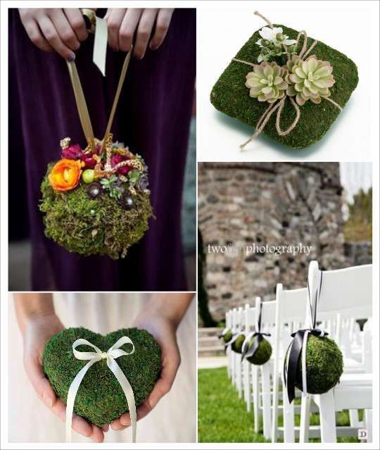 decoration_mariage_mousse_vegetale_artifificielle_boule_de_mousse_porte_alliances_decoration_bancs