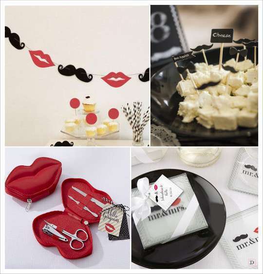 decoration_mariage_mrmrs_guirlande_moustache_bouche_pics_cupcake_moustache_kit_manucure_dessous_verre