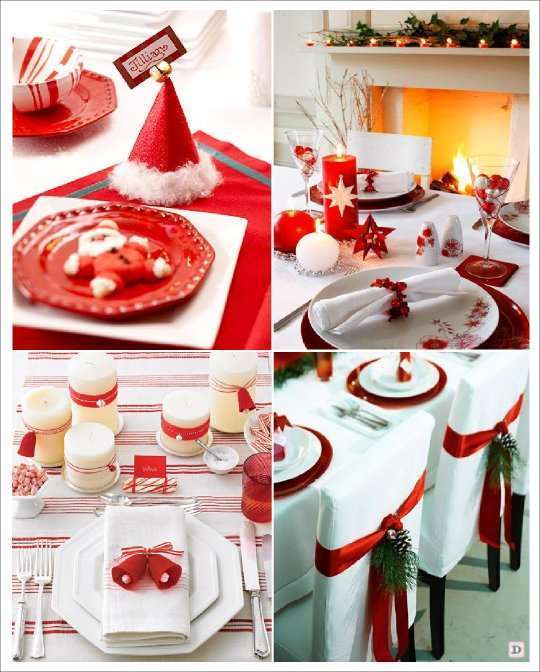 Feutre Guirlande baumbehang décoration de table table coureur étoile 180 cm blanc rouge 