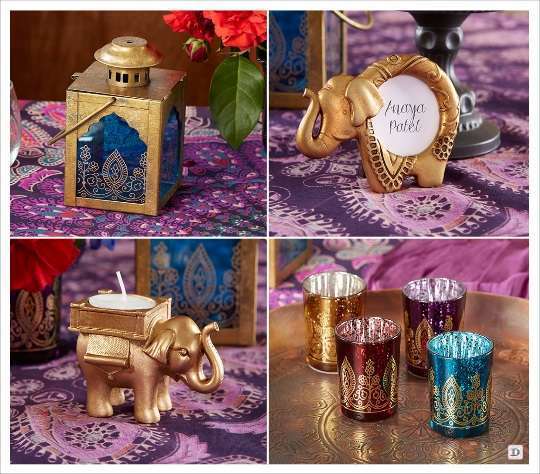 mariage oriental cadeaux invites lanterne orientale cadre elephant bougeoir photophore oriental