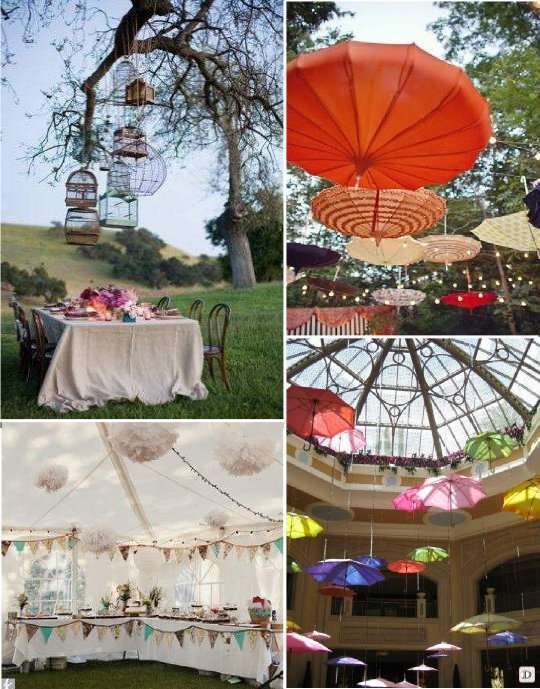 decoration_mariage_salle_plafond_ombrelle_parapluie_cage