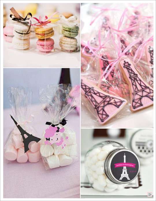 mariage paris_macarons_chamallows, mini_bocal_bonbons_biscuit_tour_eiffel