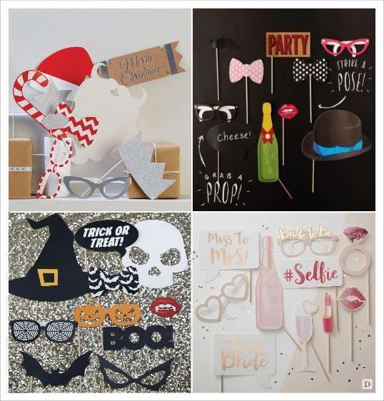 kit photobooth noel anniversaire hallooween evjf