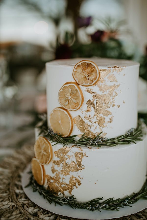 photo mariage style moody gateau