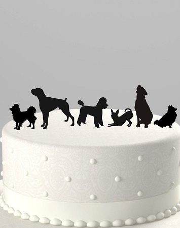 figurine gateau animaux chien