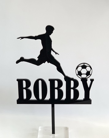 figurine joueur de foot pour gateau anniversaire