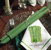 pliage serviette asperge