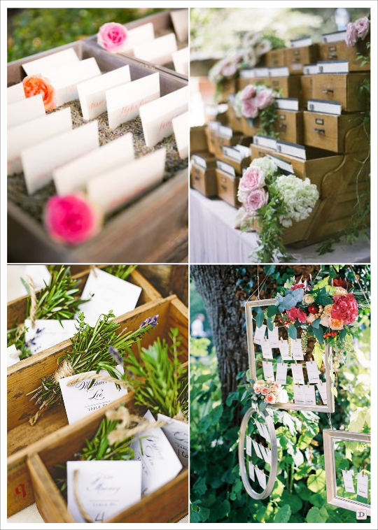 decoration mariage provence escort cards avec lavande