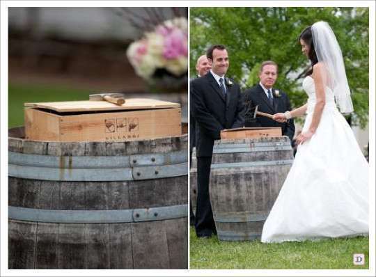 idees mariage ceremonie laique rituel de la boite caisse de vin