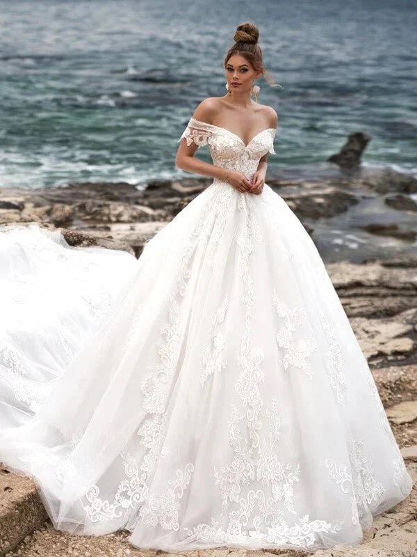robe de mariage princesse décolleté coeur