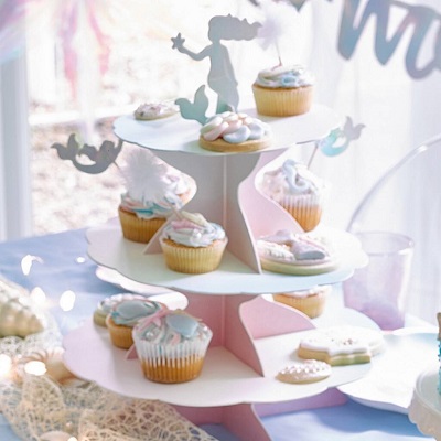 presentoir cupcake sirene candy bar anniversaire