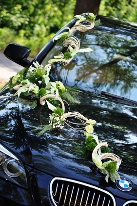 decoration voiture des mariés thème asiatique