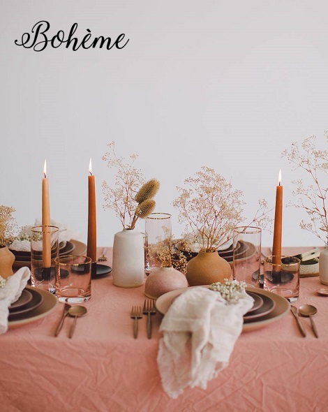 mariage theme terracotta boheme