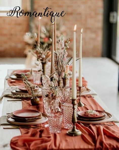 deco mariage terracotta romantique