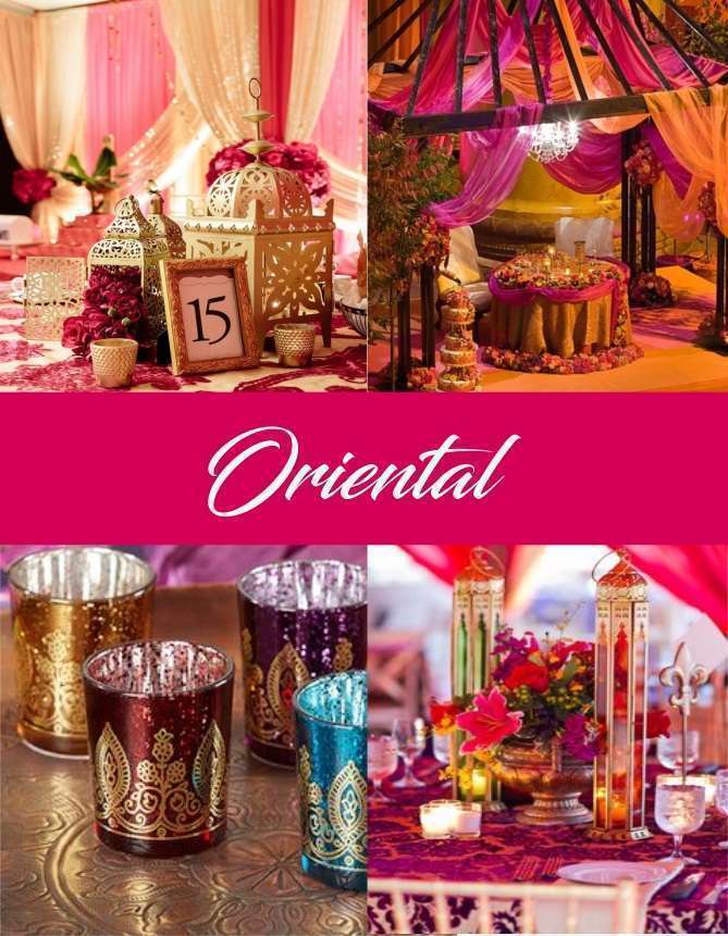 decoration mariage theme oriental marocain