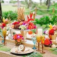 theme mariage tropical