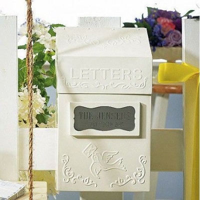 urne mariage boite aux lettres retro vintage